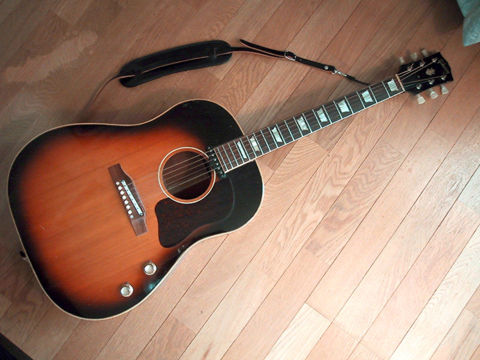 The Unique Guitar Blog: The Gibson J-160E - The Beatles Guitar